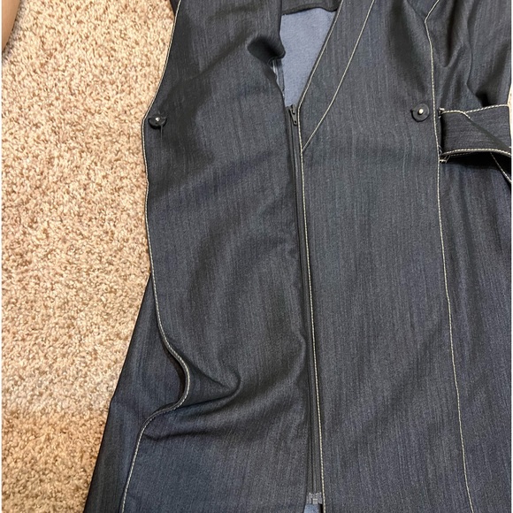 Calvin Klein Chambray Dress Size 4 - Picture 7 of 12